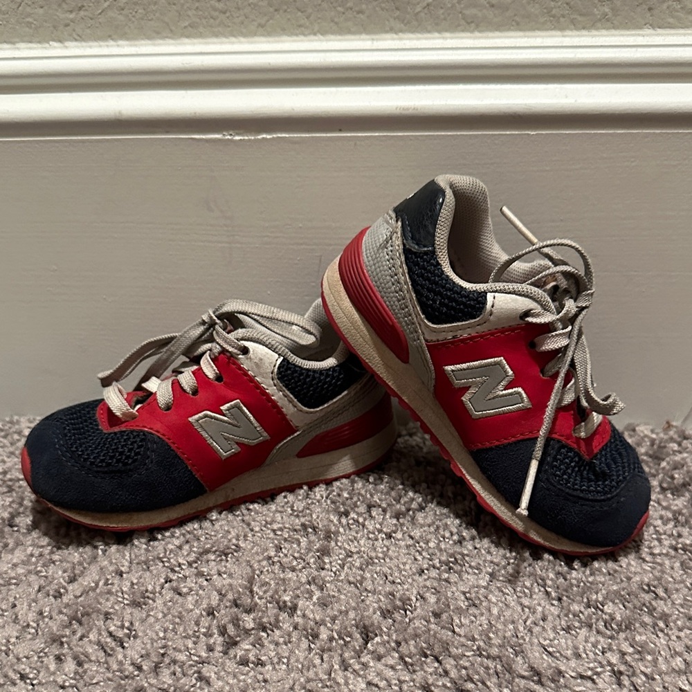 New Balance Kids' Sneakers in Red and Navy